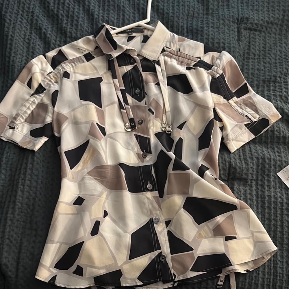 Geometric Patterned Women's Top Gucci